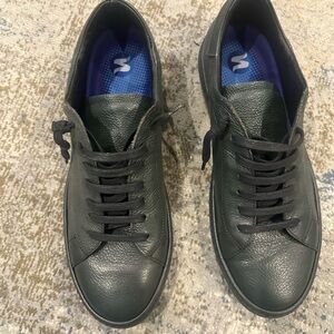 Michaels Black Leather Men's Sneakers